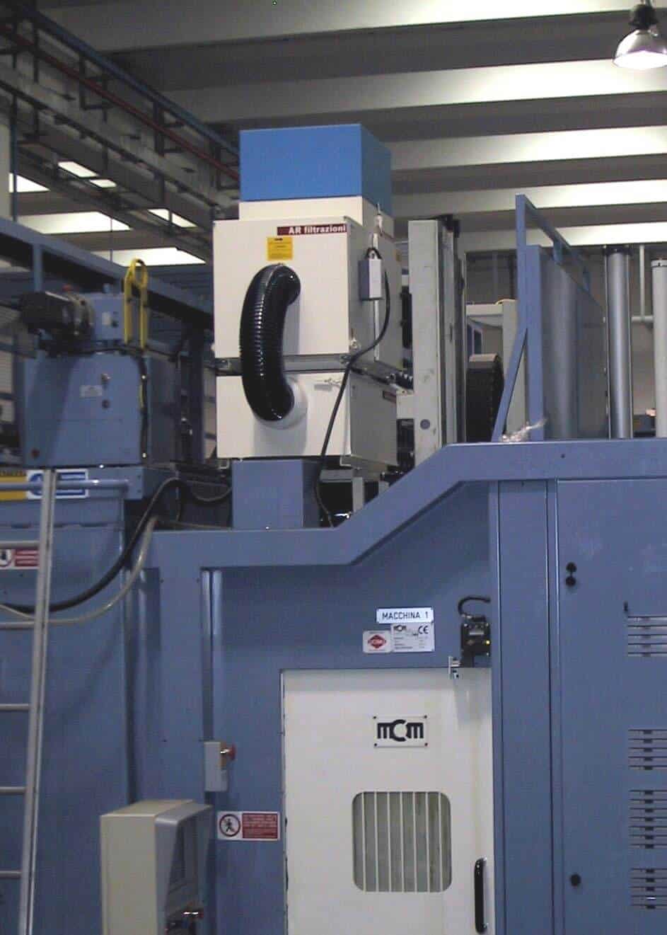 AR Filtrazioni | CENTRI CNC MCM cnc macchine utensili | Filtrazione nebbie oleose centri di lavoro MCM cnc