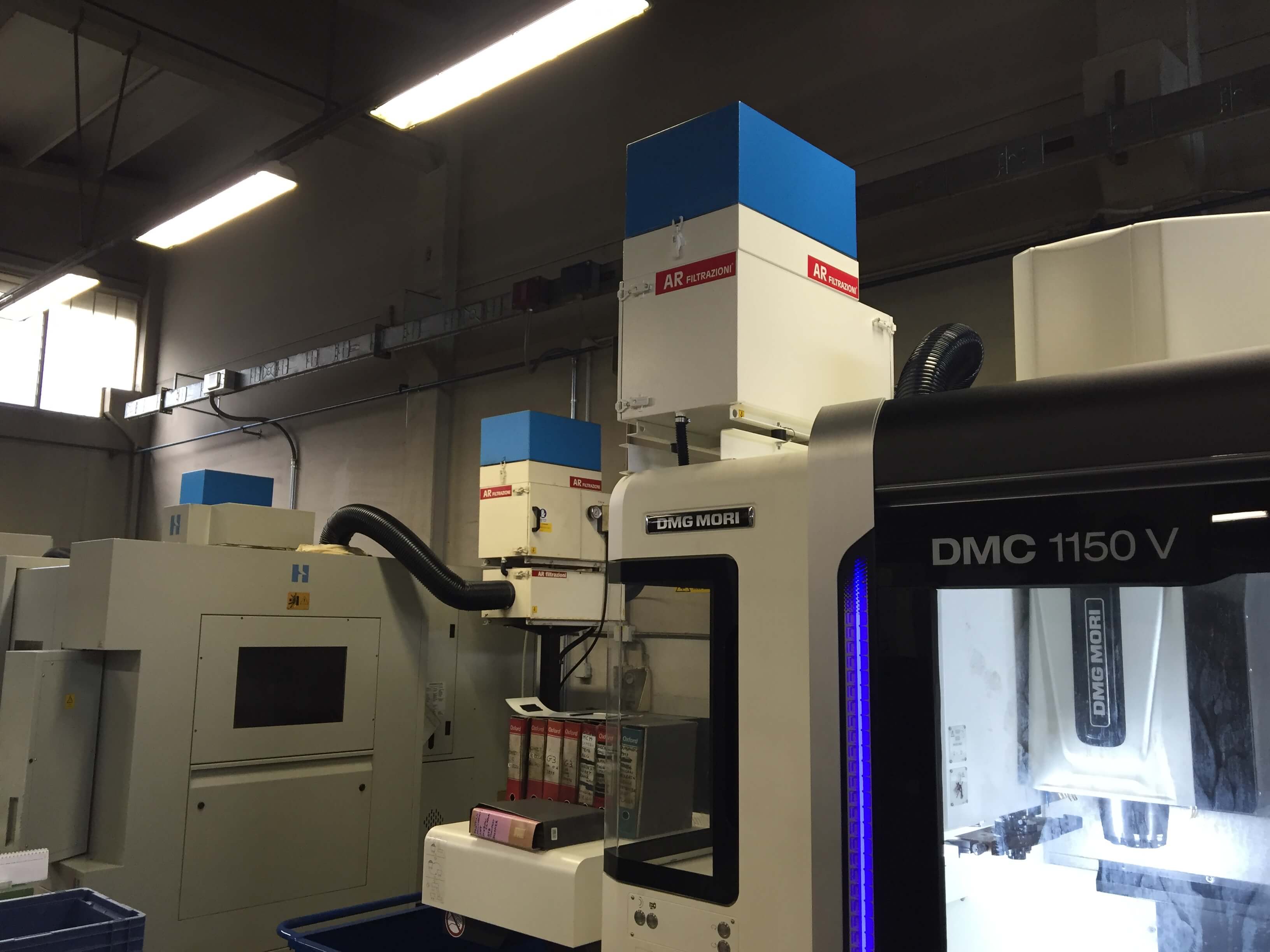 AR Filtrazioni | Aspiratori nebbie oleose per centri di lavoro CNC Mori Seiki - Deckel Maho