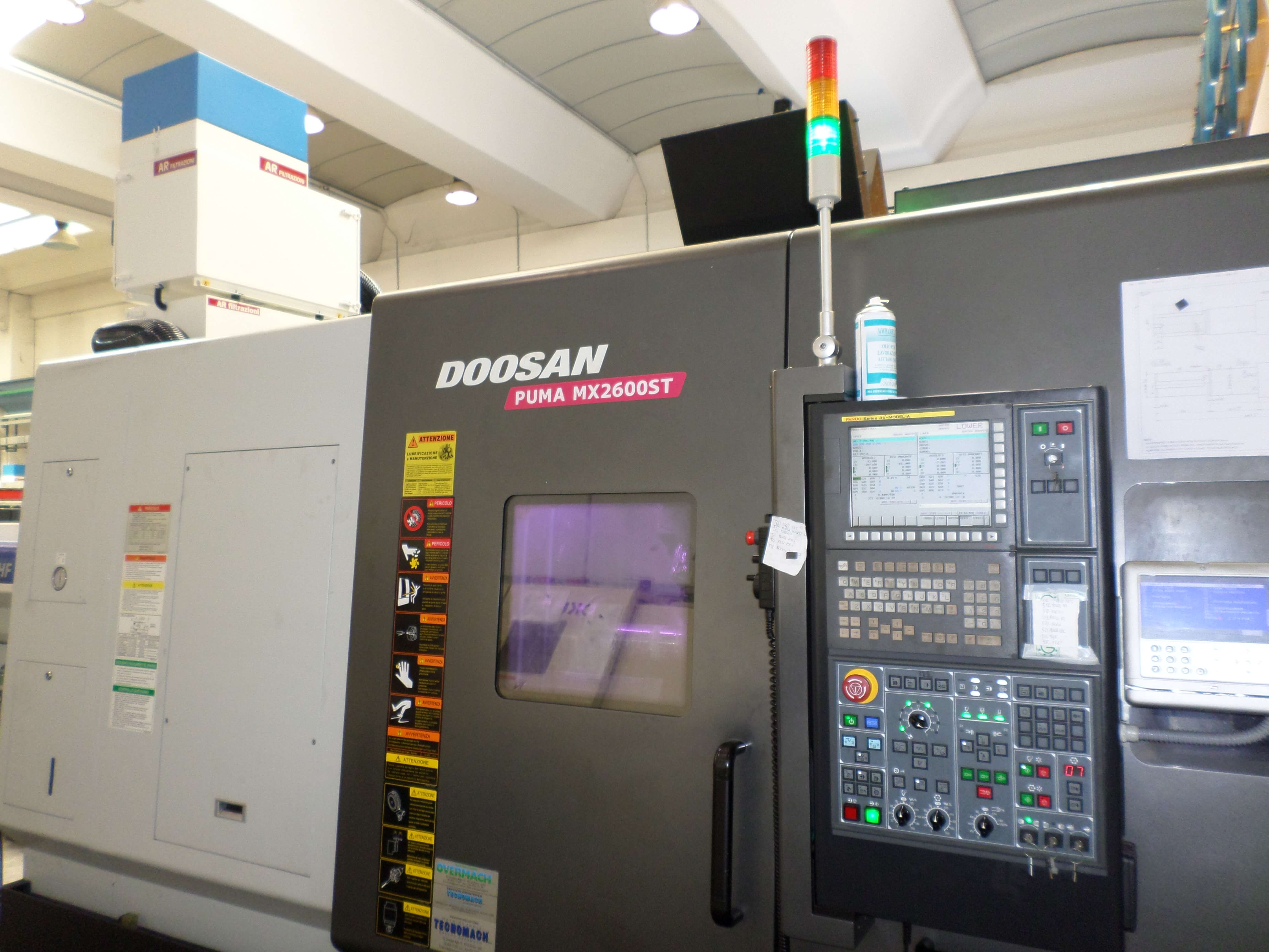 AR Filtrazioni | Depuratori nebbie oleose per torni Doosan Daewoo