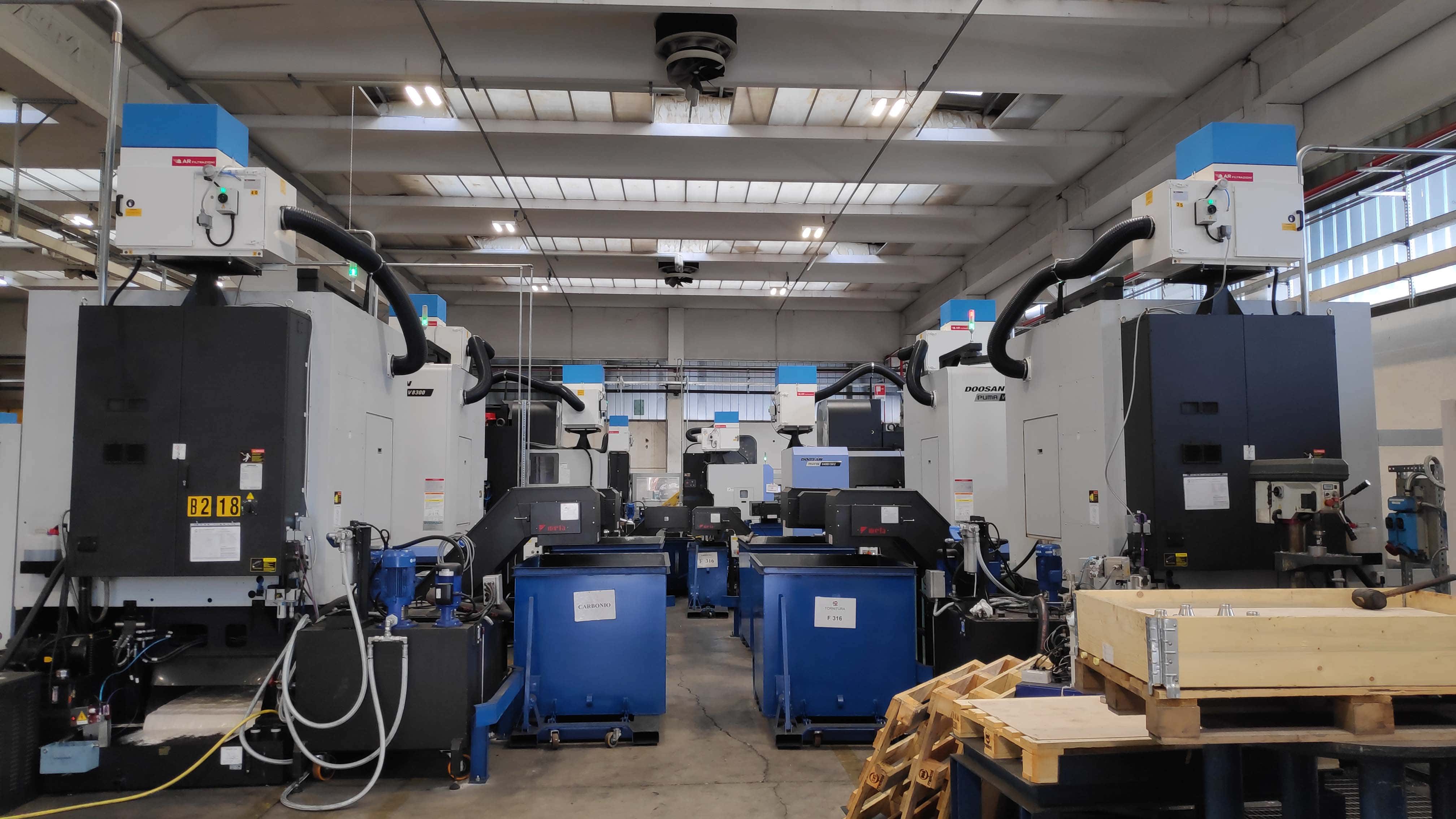 AR Filtrazioni | Doosan Torni Verticali Depuratori nebbie oleose 