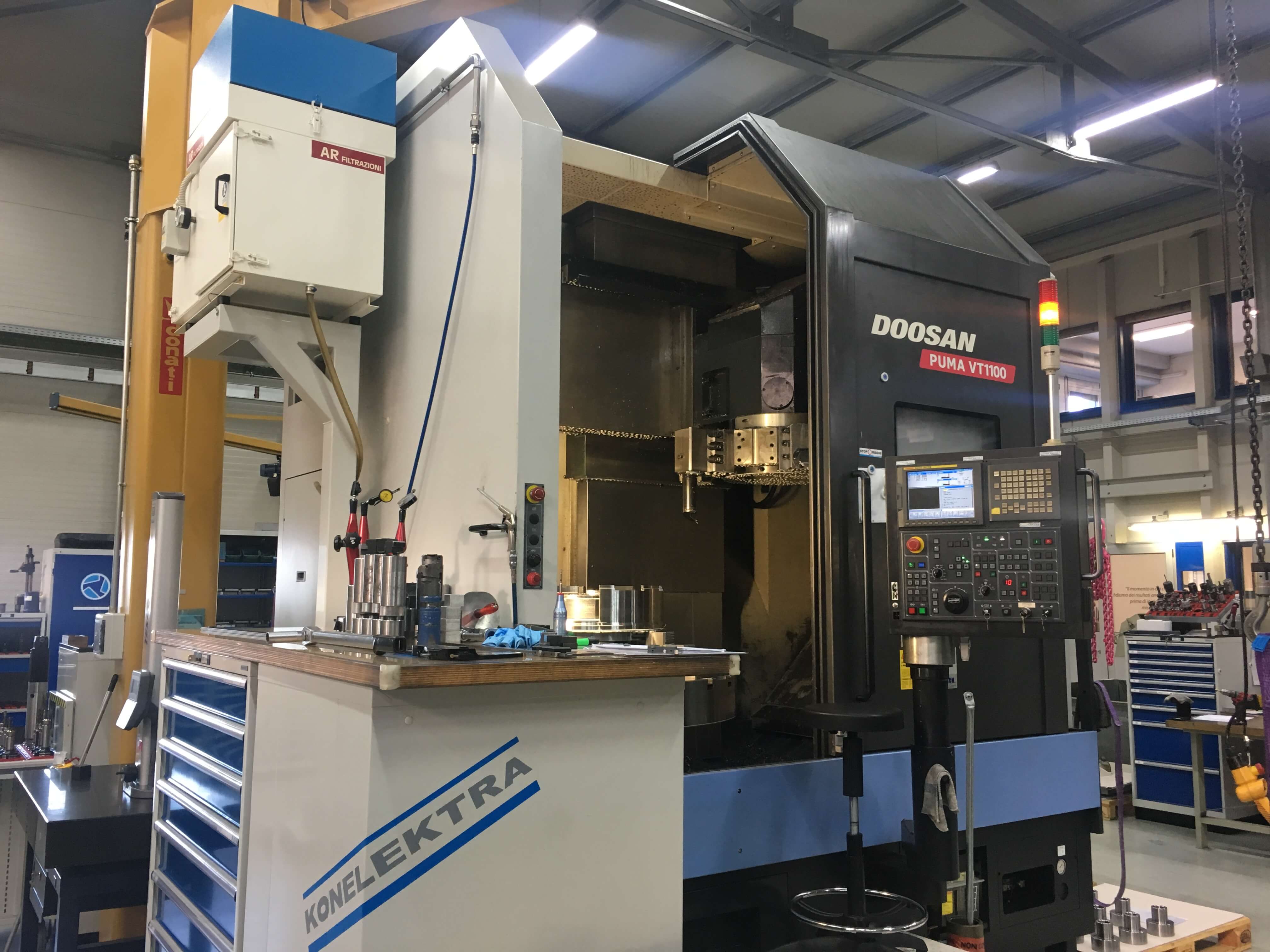 AR Filtrazioni | Depuratori nebbie oleose per torni Doosan Daewoo